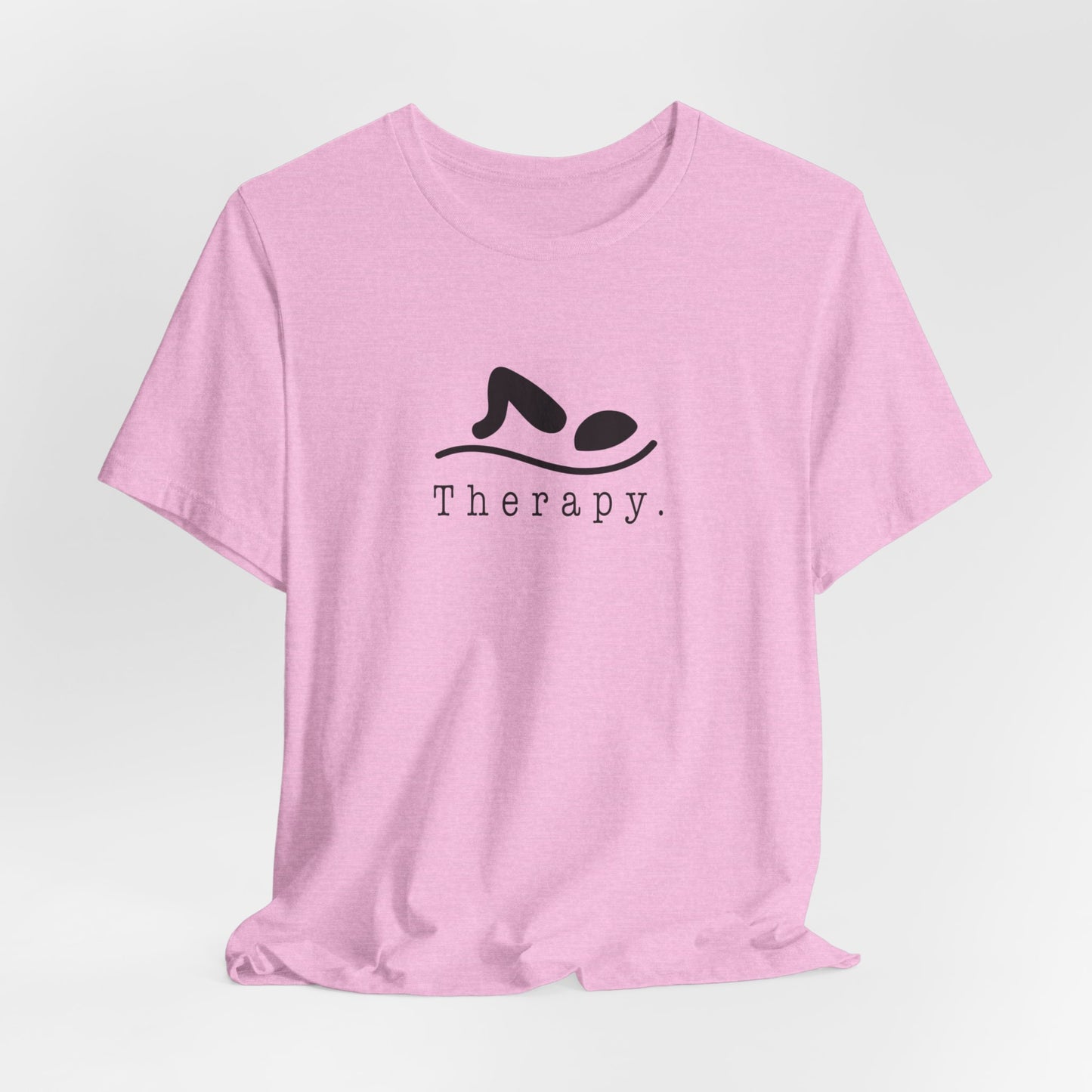 "Therapy" Swimming Shirt | Swim Therapy Design Shirt - Relaxing Swim Tee