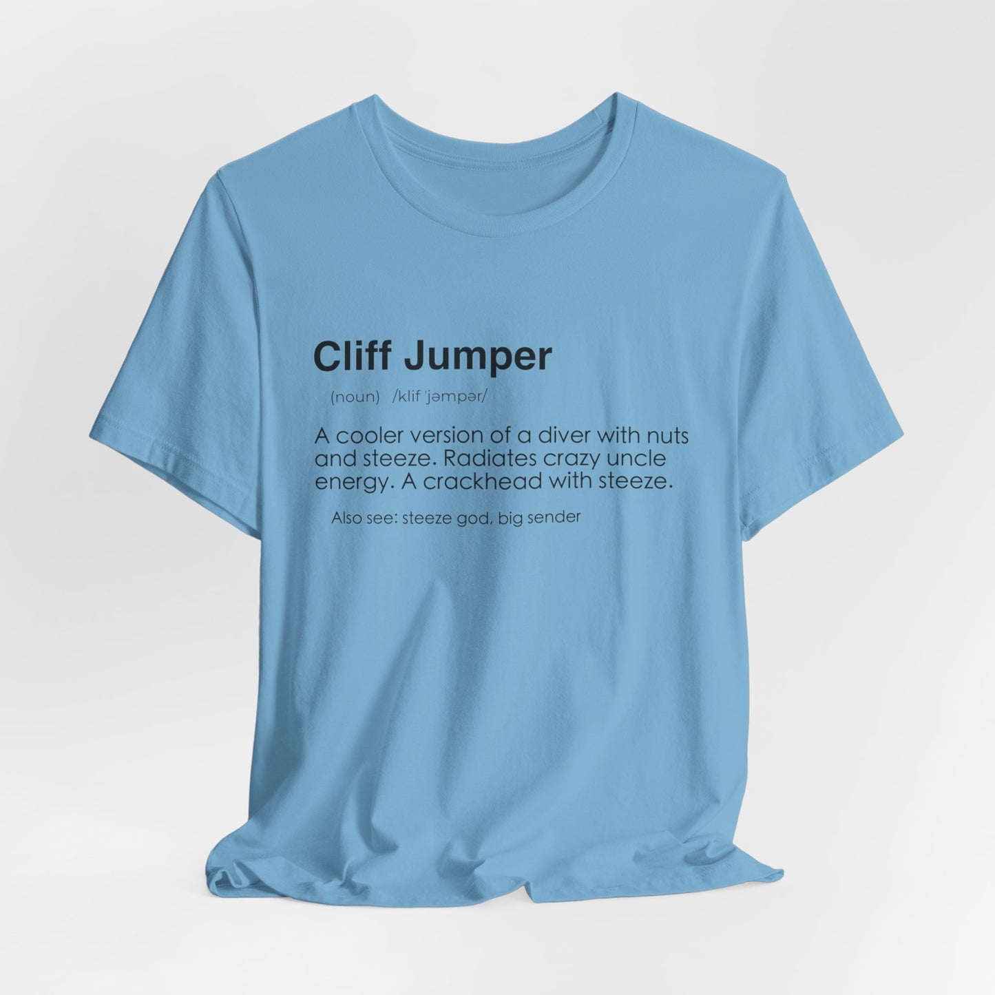 Cliff Jumper Definition Shirt - Funny Death Dive Cliff Jumping T-shirt