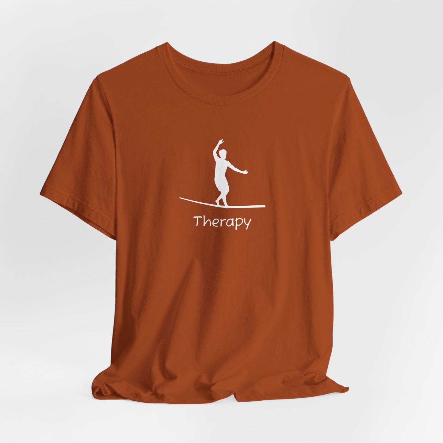 Therapy. - Slackline/Highline T-Shirt | Slackline Therapy Design Shirt