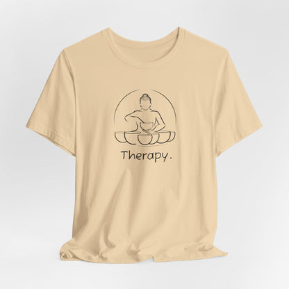 Therapy Tee: Sound Healing Therapy T-Shirt, Crystal Sound Bowls Shirt