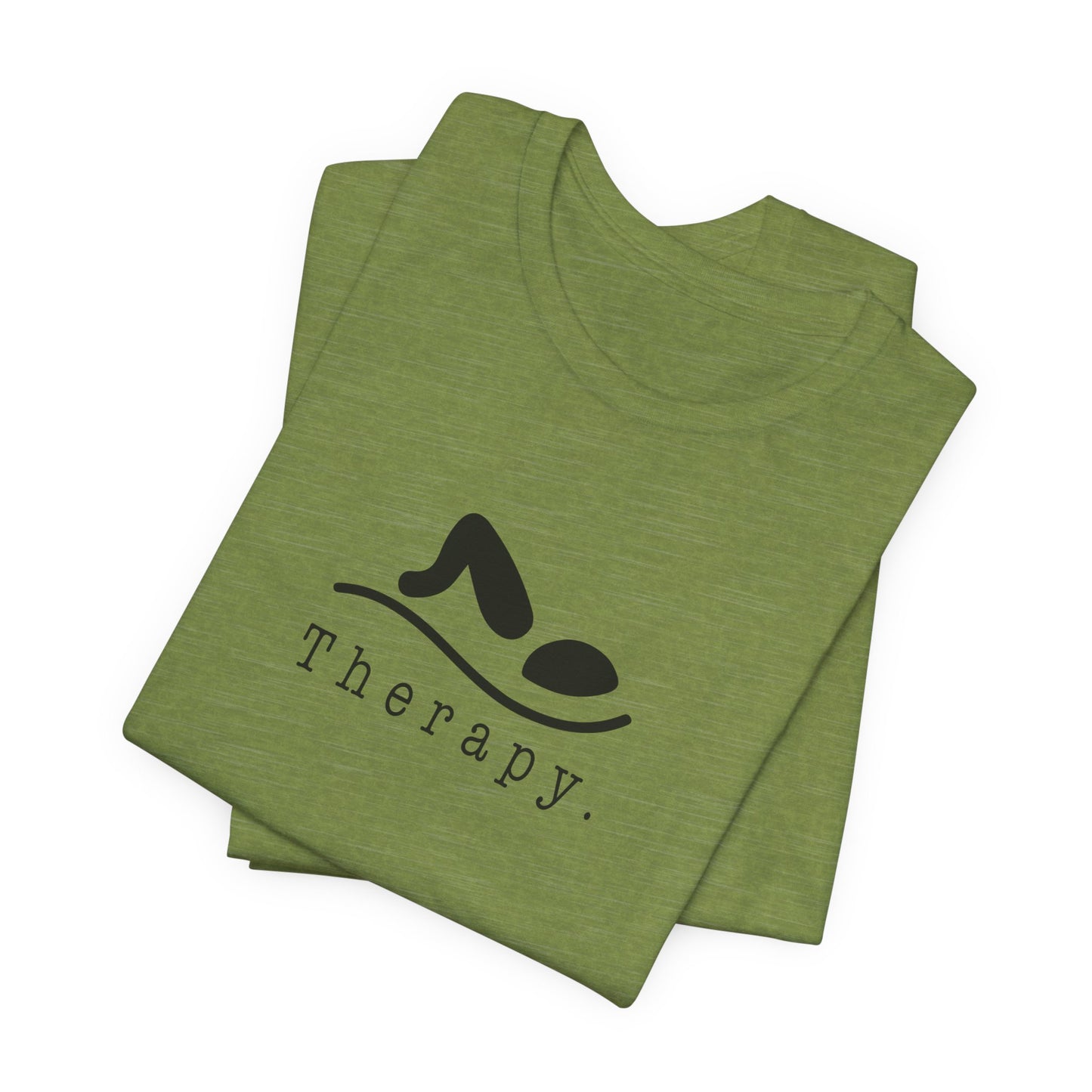 "Therapy" Swimming Shirt | Swim Therapy Design Shirt - Relaxing Swim Tee