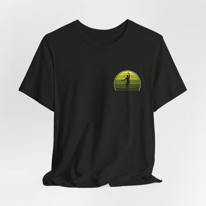 Retro Sunset Slackline T-Shirt | Vintage Inspired Slackline/Highline Chest Icon Shirt