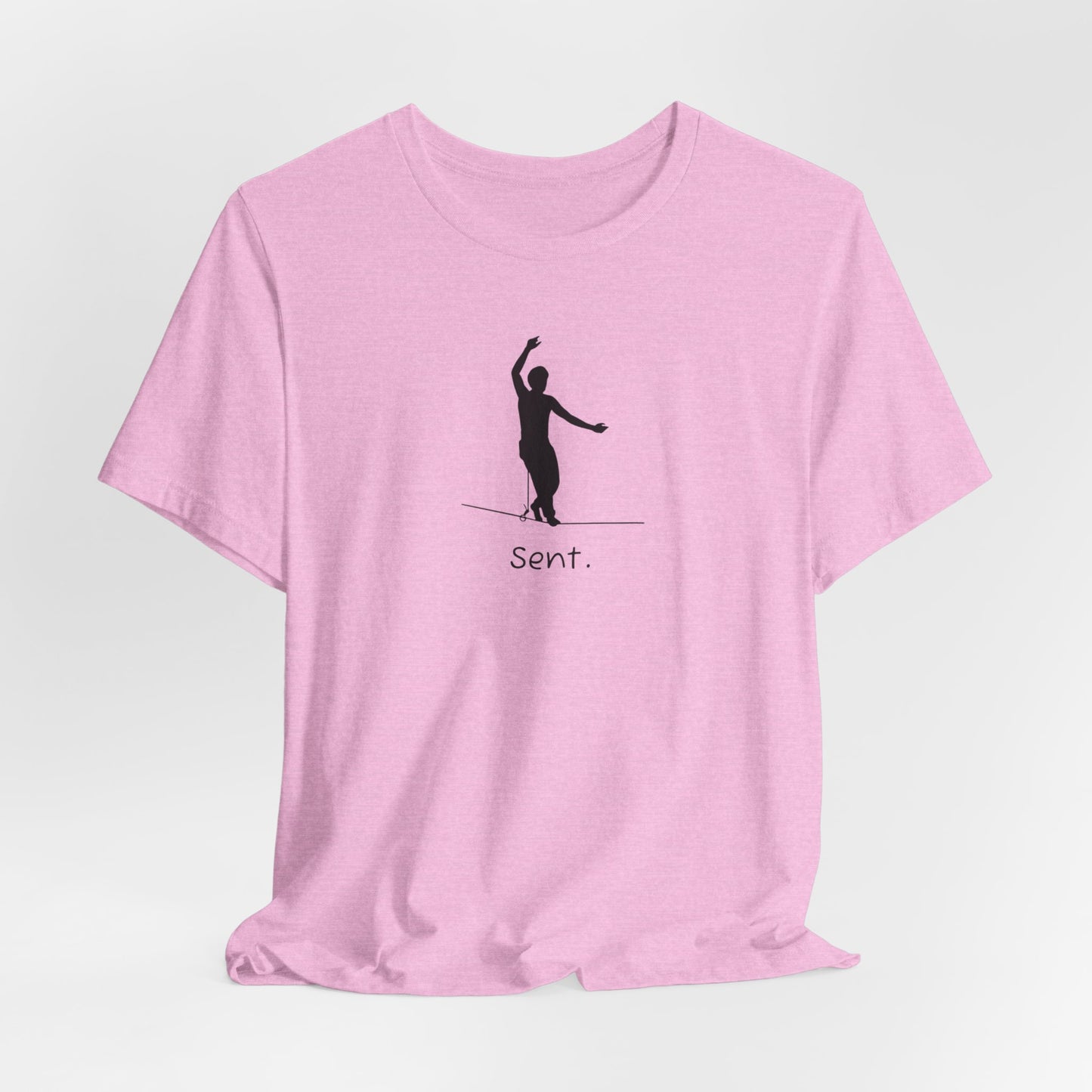 "Sent" Highline T-Shirt | Cool, Minimalistic Silhouette Design Shirt for Slackline/Highline Lovers