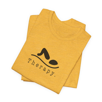 "Therapy" Swimming Shirt | Swim Therapy Design Shirt - Relaxing Swim Tee