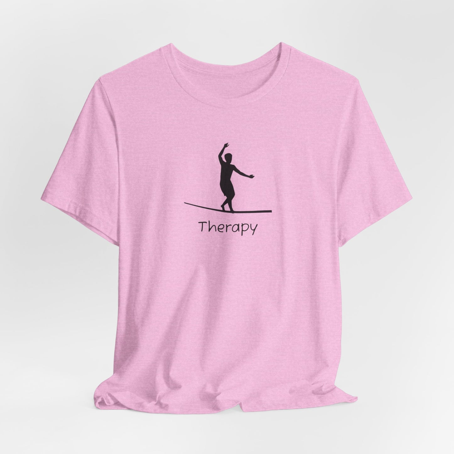 Therapy. - Slackline/Highline T-Shirt | Slackline Therapy Design Shirt