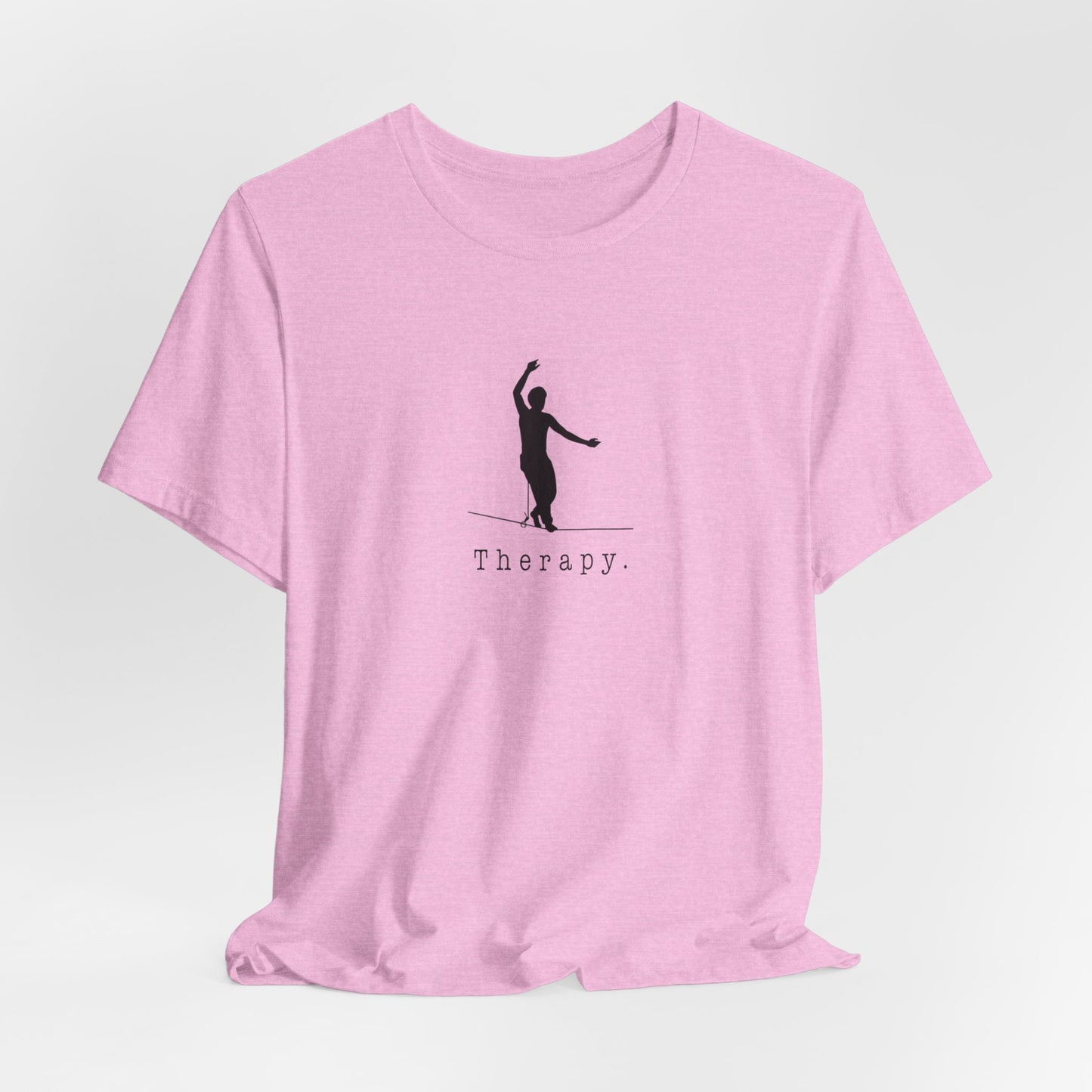 Therapy. - Slackline/Highline T-Shirt | Slackline Therapy Design Shirt