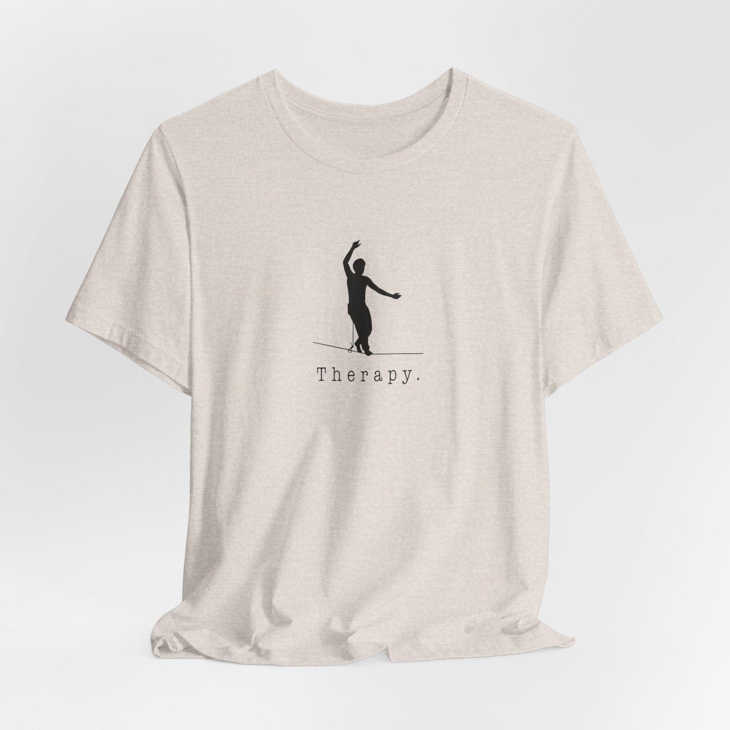 Therapy. - Slackline/Highline T-Shirt | Slackline Therapy Design Shirt