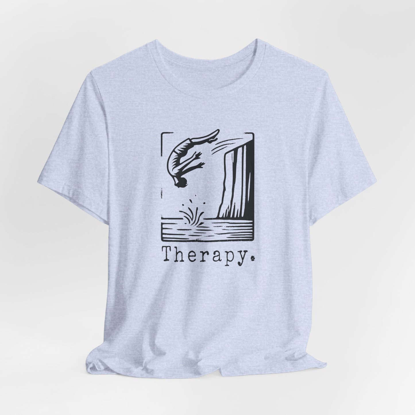 Cliff Jumping - Therapy Design T-Shirt | Therapy.