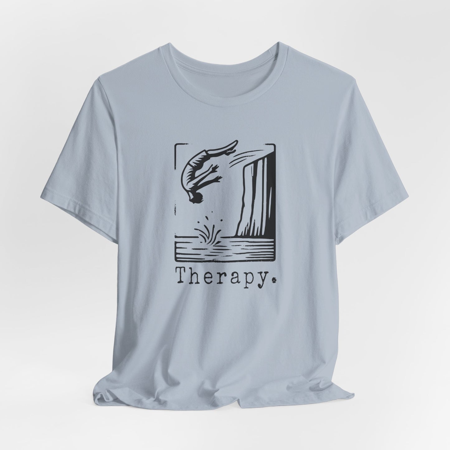 Cliff Jumping - Therapy Design T-Shirt | Therapy.