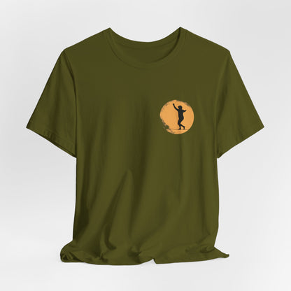 Slackline Shirt - Silhouette Moon - Cool, Minimalist Slackline/Highline T-Shirt