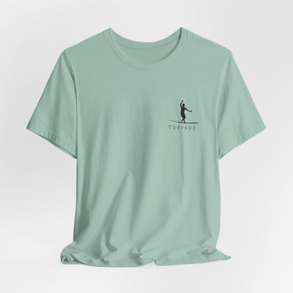 Therapy. - Slackline/Highline T-Shirt | Relax in this Slackline Therapy Design Shirt