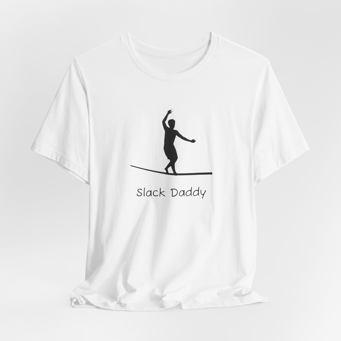 "Slack Daddy" Slackline/Highline T-Shirt | Cool Slackline Design Shirt for Dads Who Highline/Slackline