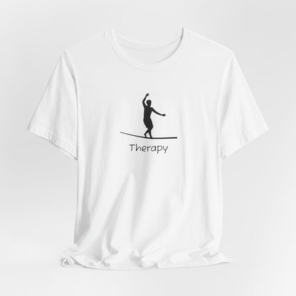 Therapy. - Slackline/Highline T-Shirt | Slackline Therapy Design Shirt