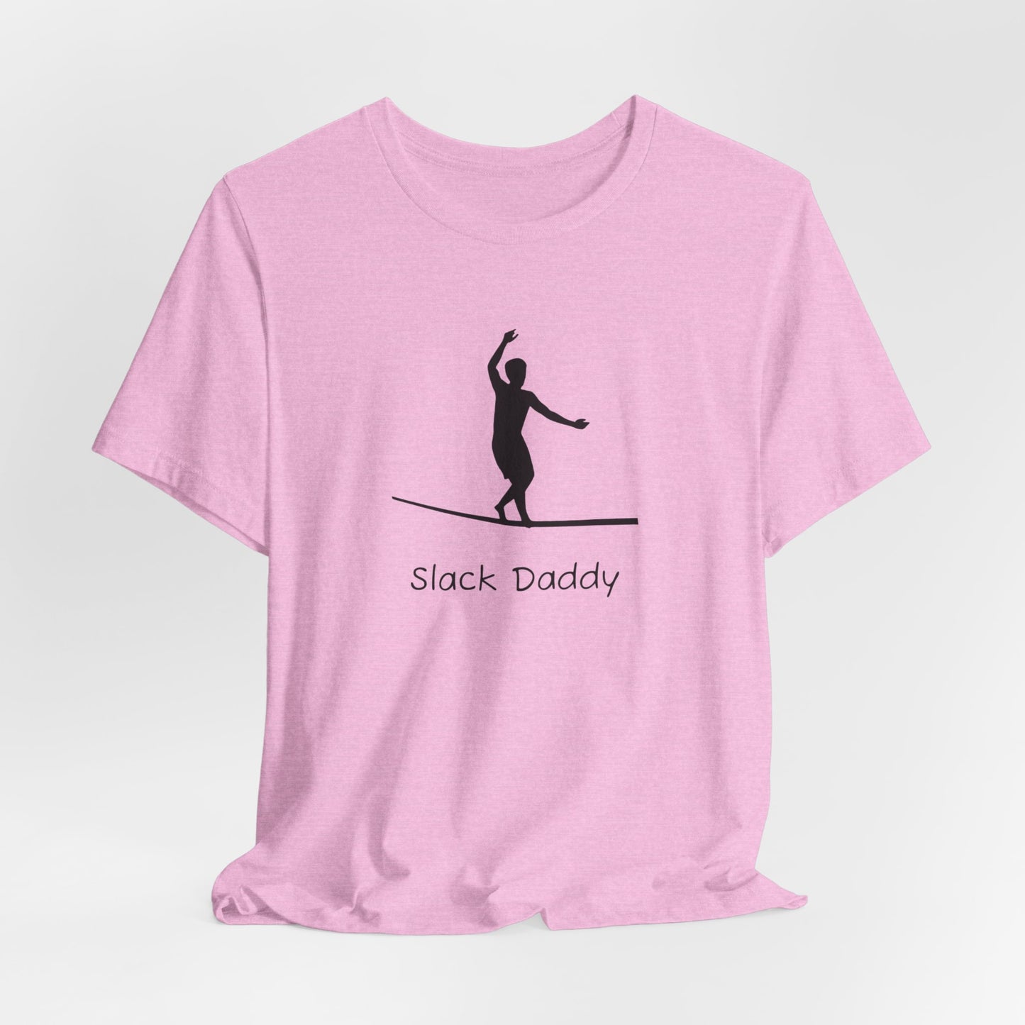 "Slack Daddy" Slackline/Highline T-Shirt | Cool Slackline Design Shirt for Dads Who Highline/Slackline