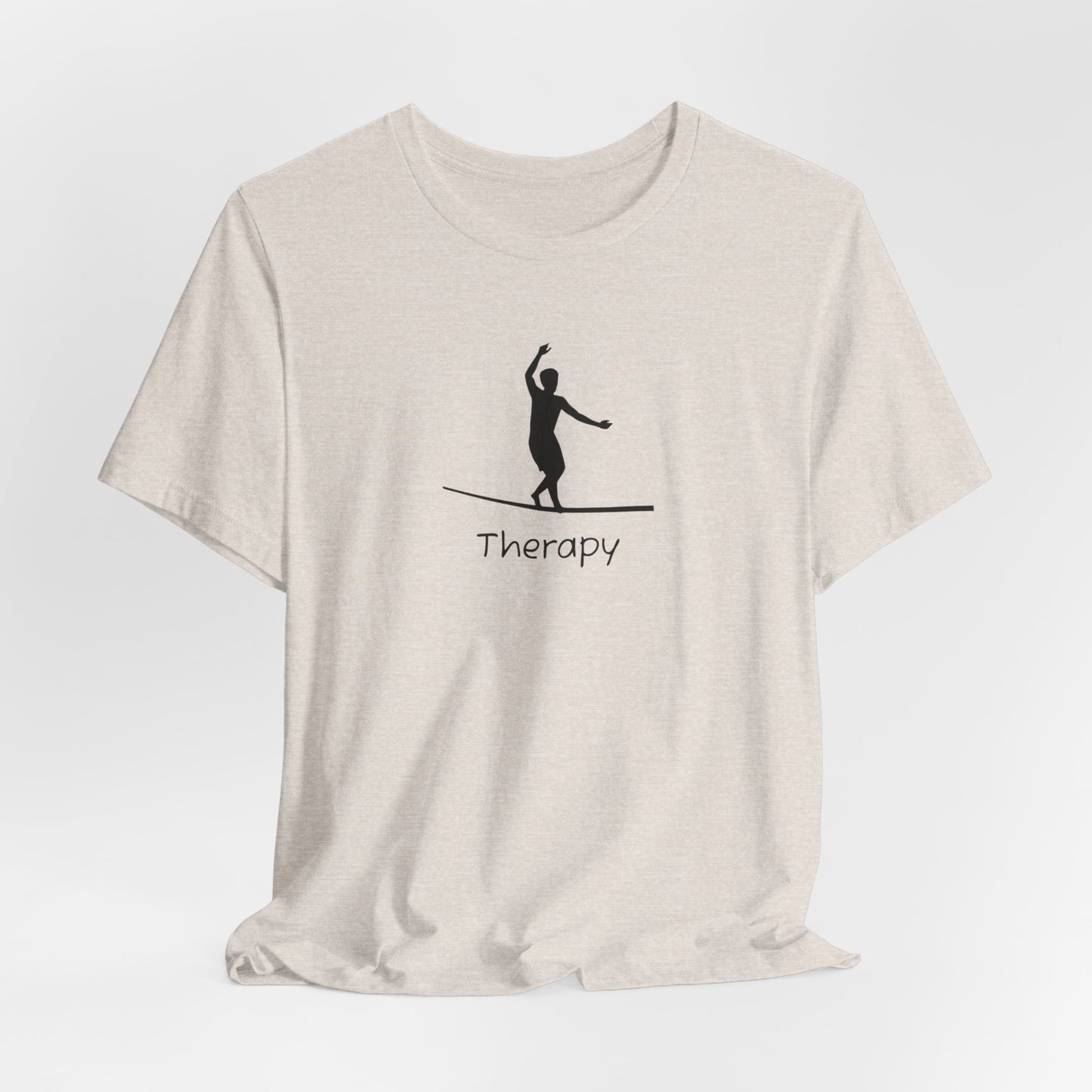 Therapy. - Slackline/Highline T-Shirt | Slackline Therapy Design Shirt