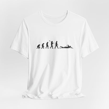 Evolution of Man ==>> Swimmer | Swimming T-Shirt | Swim Evolution Shirt