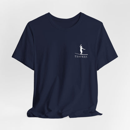 Therapy. - Slackline/Highline T-Shirt | Relax in this Slackline Therapy Design Shirt