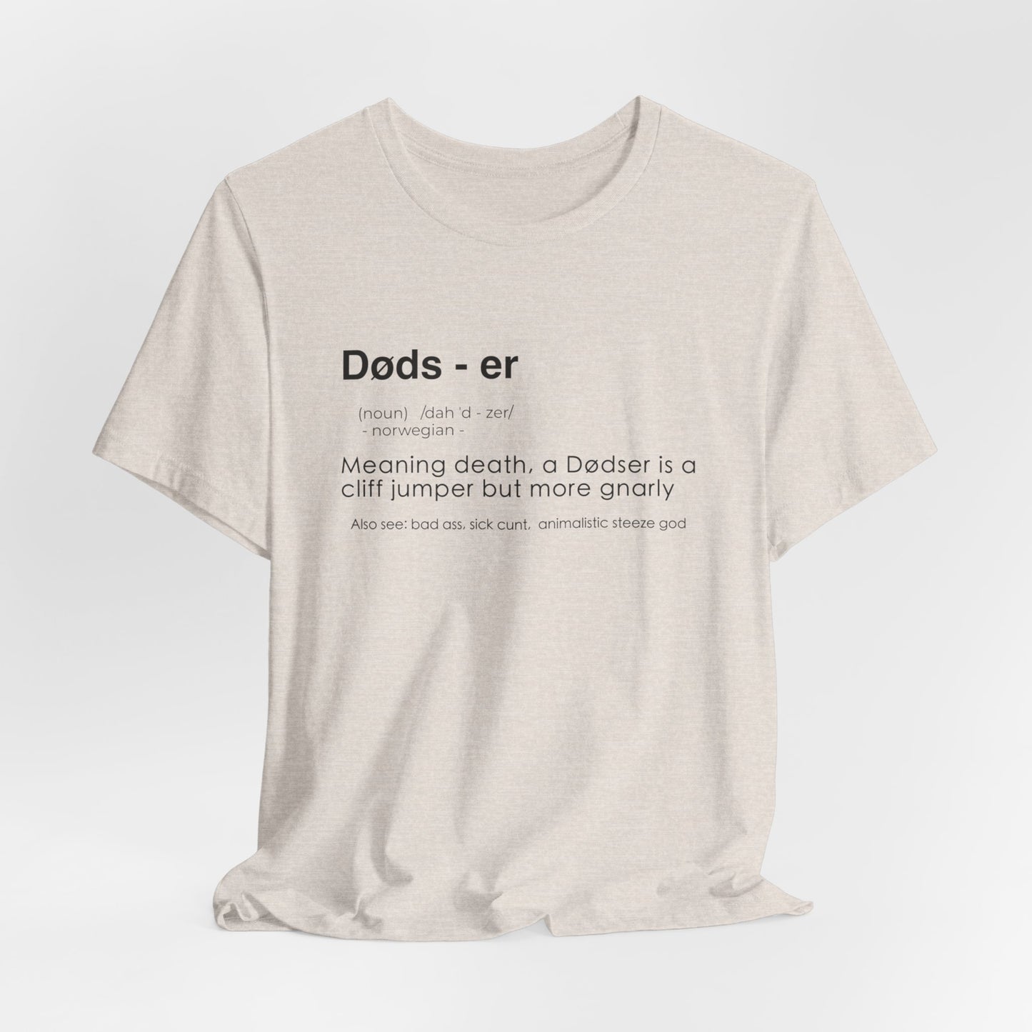 Døds Definition Shirt - Funny Death Dive Cliff Jumping T-shirt