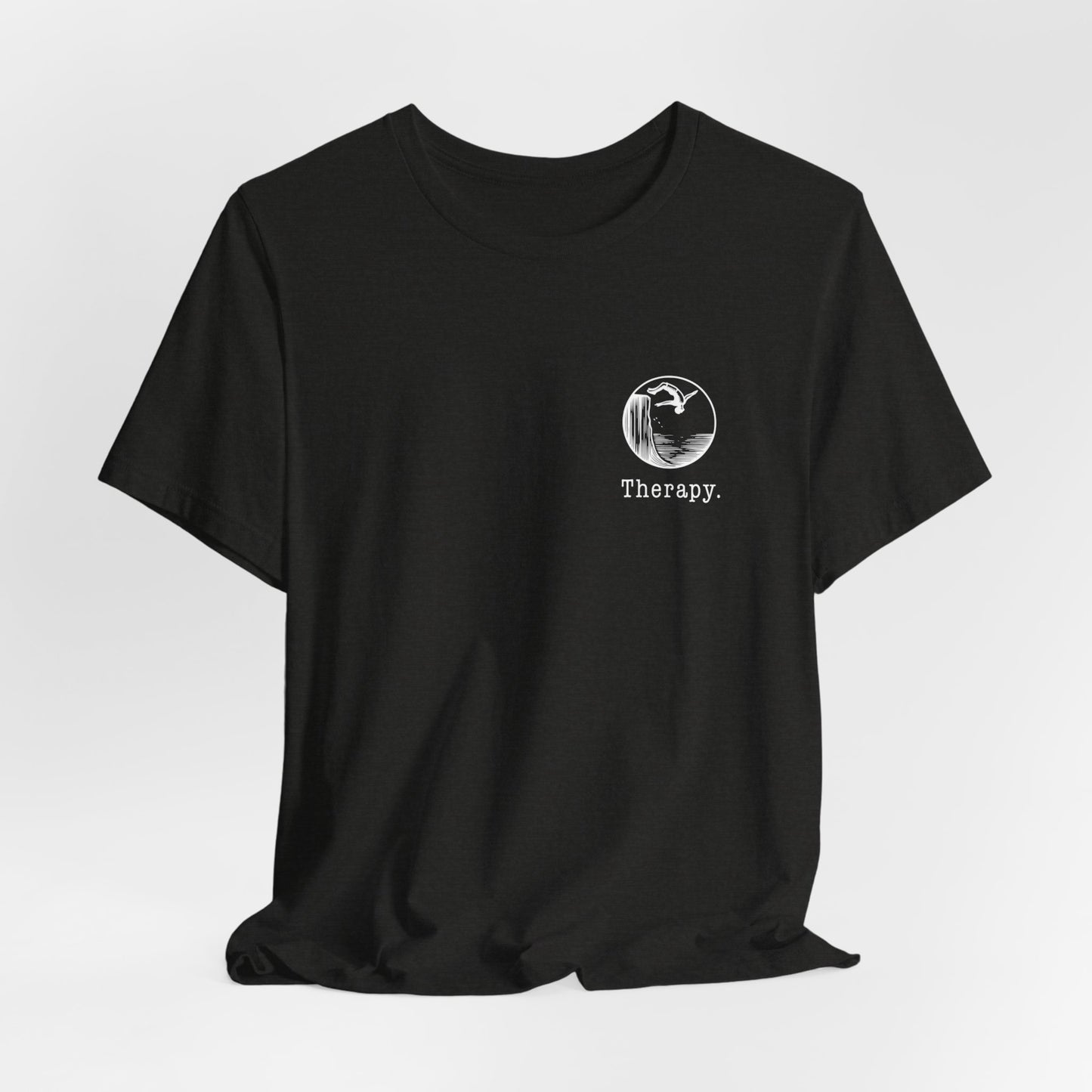 Cliff Jumping - Therapy Design T-Shirt | Therapy.