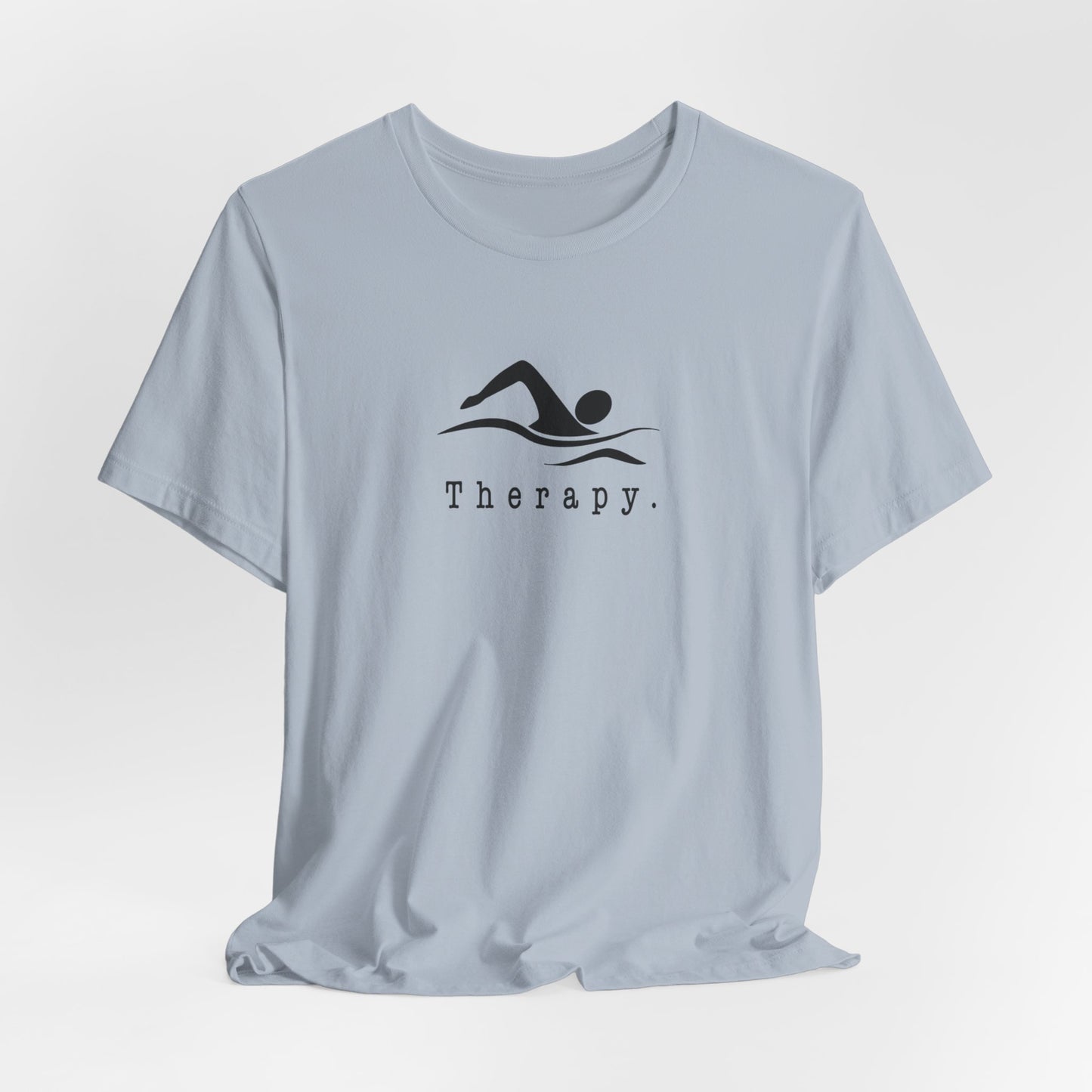 "Therapy" Swimming Shirt | Swim Therapy Design Shirt - Relaxing Swim Tee