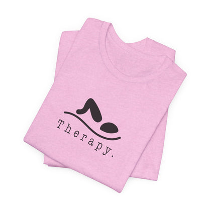 "Therapy" Swimming Shirt | Swim Therapy Design Shirt - Relaxing Swim Tee