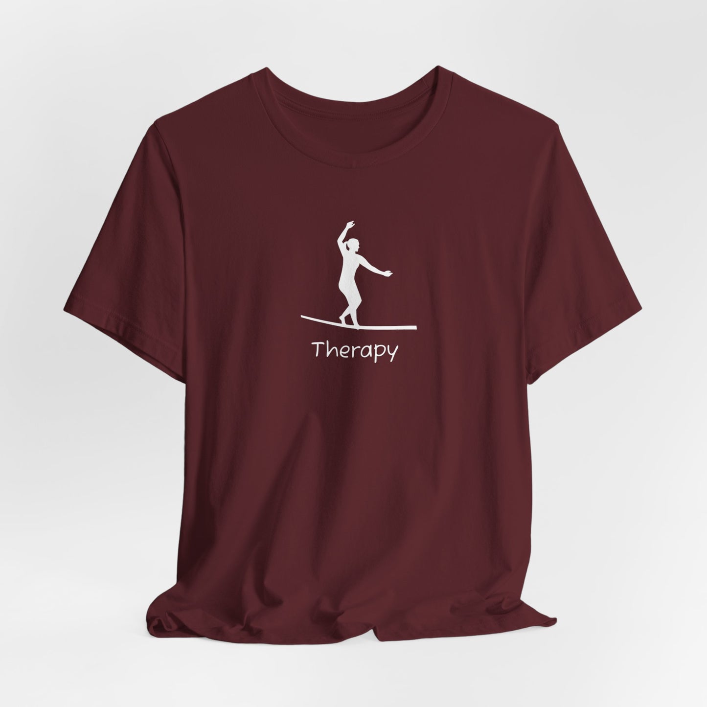 Therapy. - Female Slackline/Highline T-Shirt | Women's Slackline Therapy Design Shirt