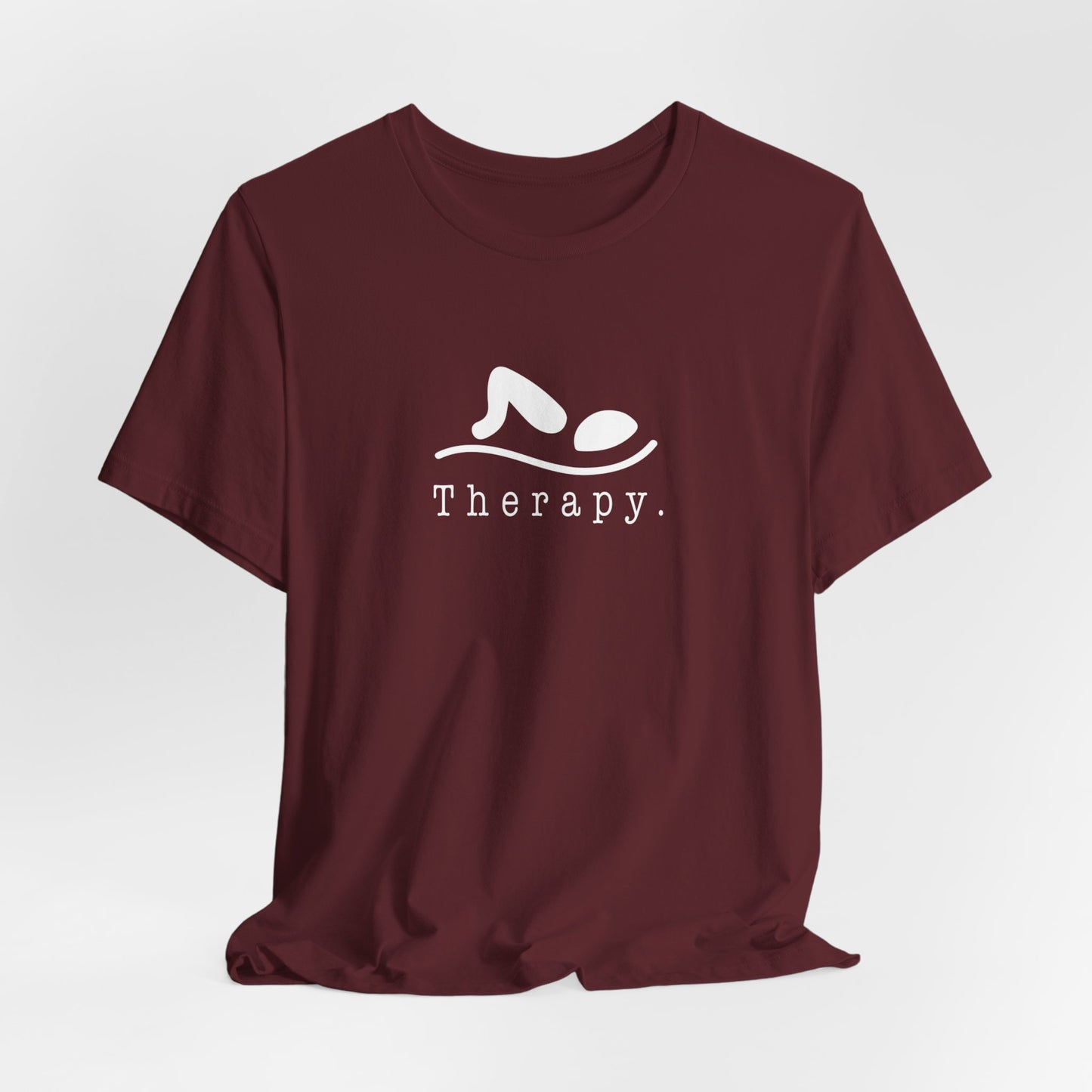 "Therapy" Swimming Shirt | Swim Therapy Design Shirt - Relaxing Swim Tee