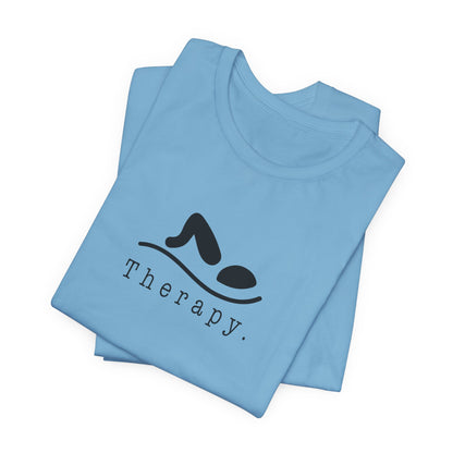 "Therapy" Swimming Shirt | Swim Therapy Design Shirt - Relaxing Swim Tee