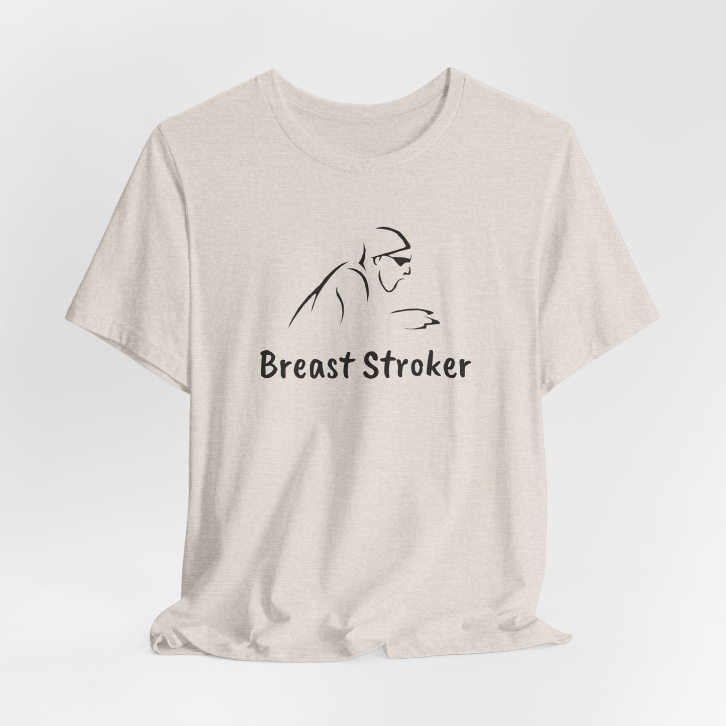 "Breast Stroker" - Breaststroke Swim Shirt | Funny, Minimalist Swimming T-Shirt