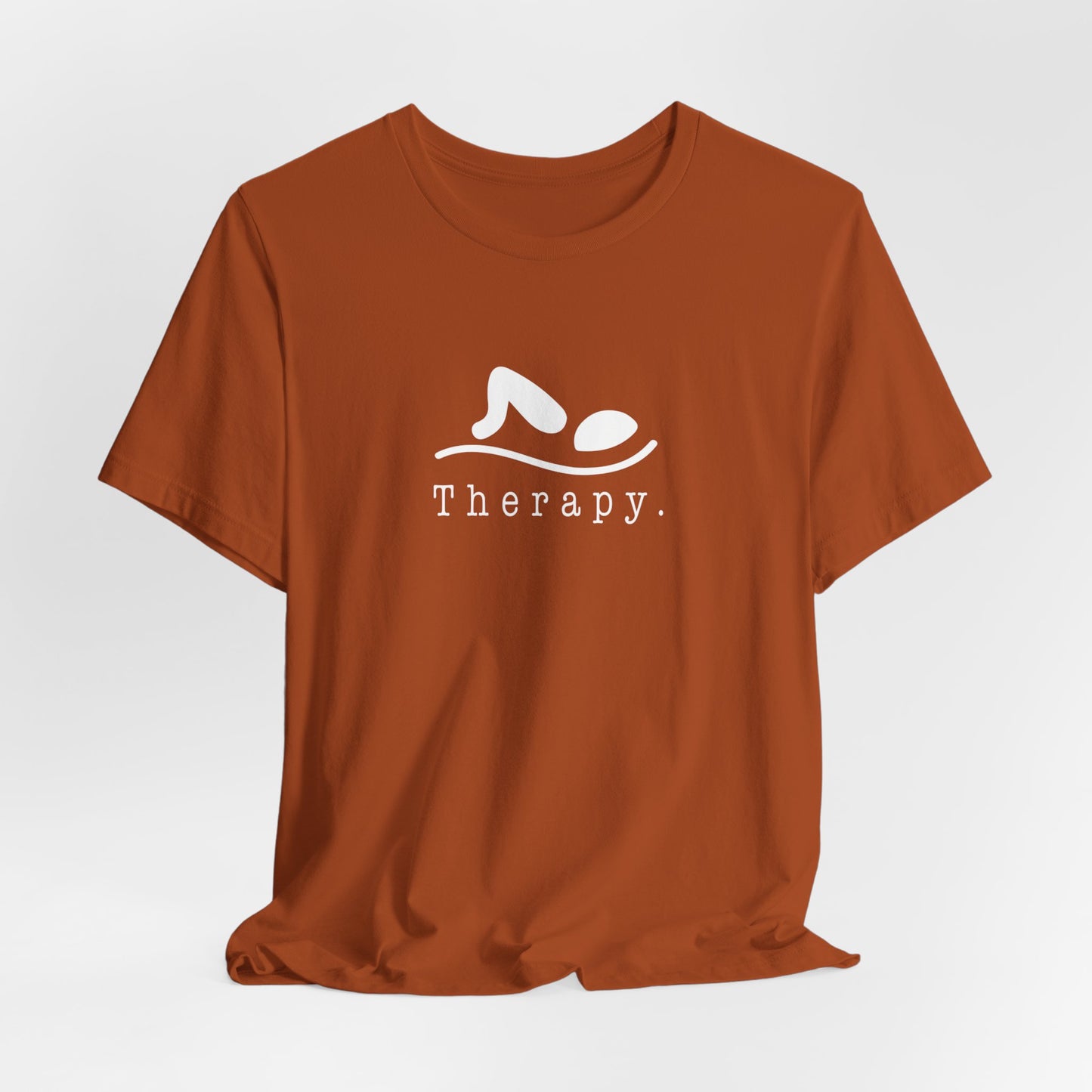 "Therapy" Swimming Shirt | Swim Therapy Design Shirt - Relaxing Swim Tee