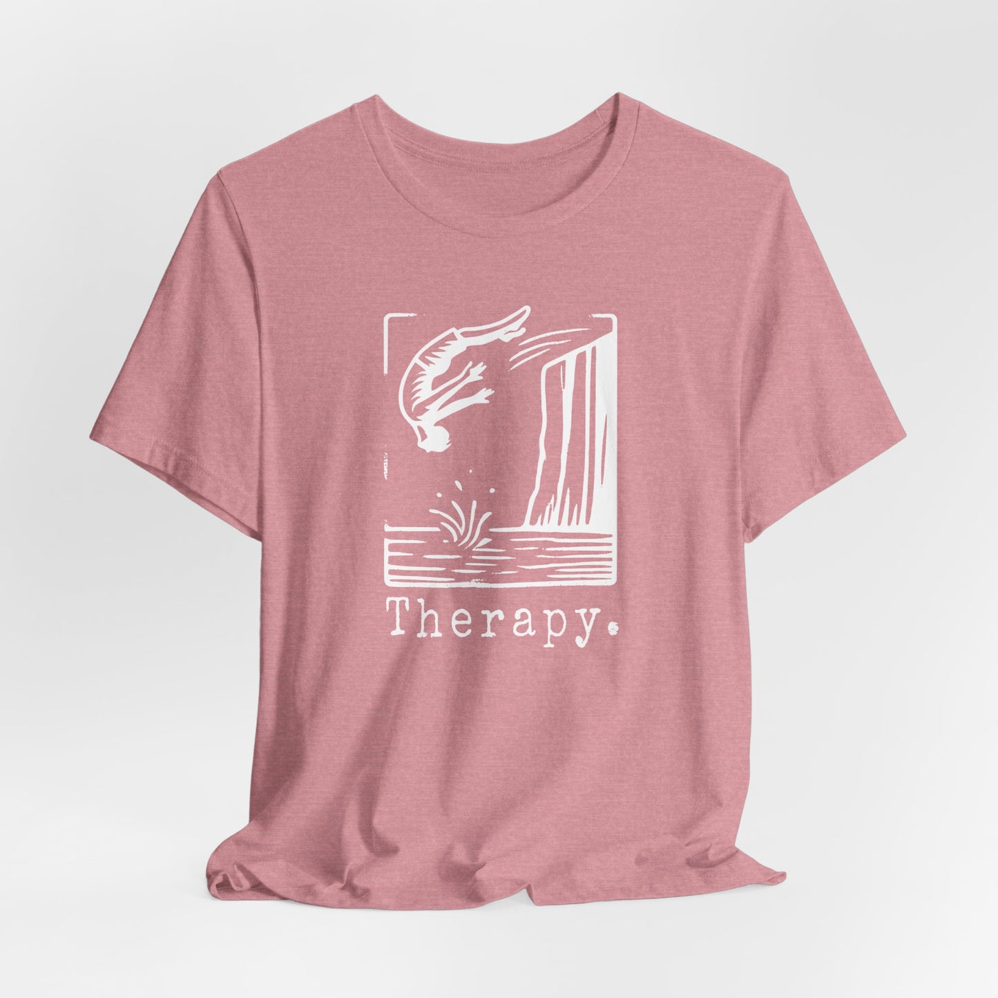 Cliff Jumping - Therapy Design T-Shirt | Therapy.