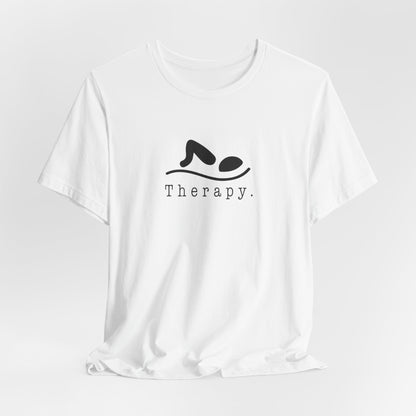 "Therapy" Swimming Shirt | Swim Therapy Design Shirt - Relaxing Swim Tee