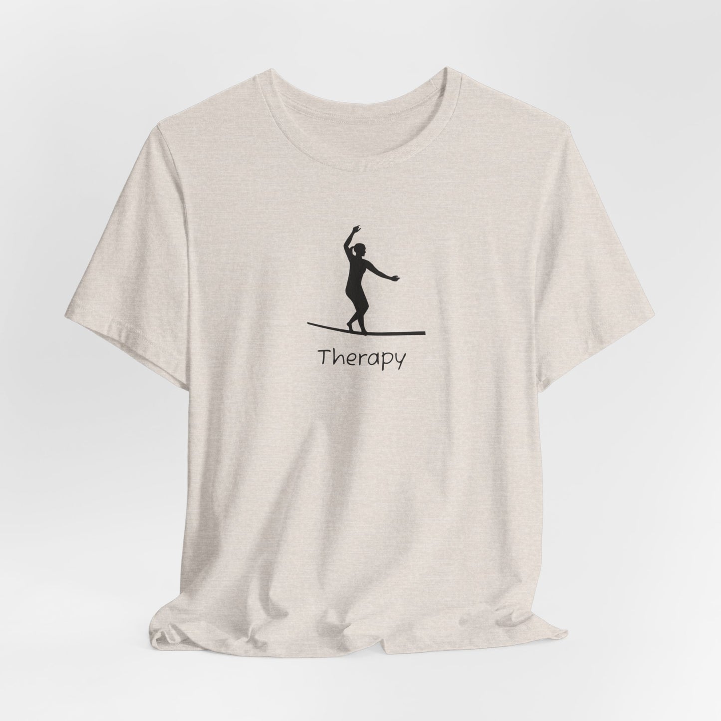 Therapy. - Female Slackline/Highline T-Shirt | Women's Slackline Therapy Design Shirt