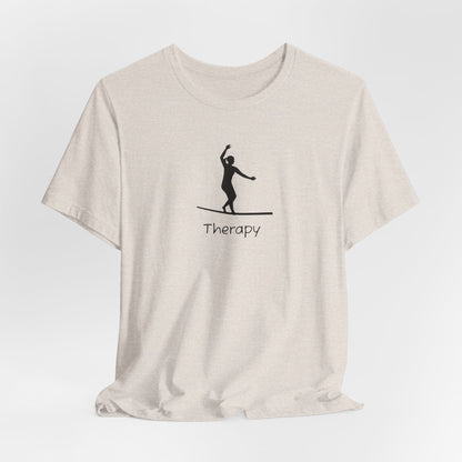 Therapy. - Female Slackline/Highline T-Shirt | Women's Slackline Therapy Design Shirt