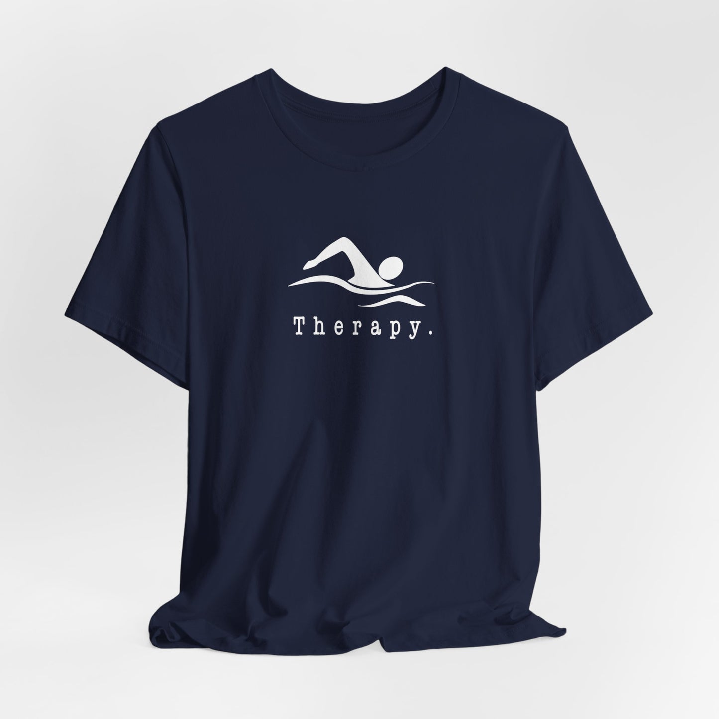 "Therapy" Swimming Shirt | Swim Therapy Design Shirt - Relaxing Swim Tee