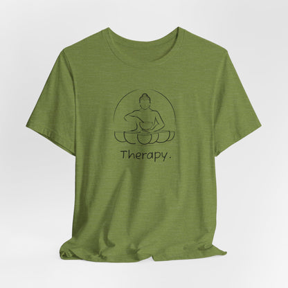 Therapy Tee: Sound Healing Therapy T-Shirt, Crystal Sound Bowls Shirt