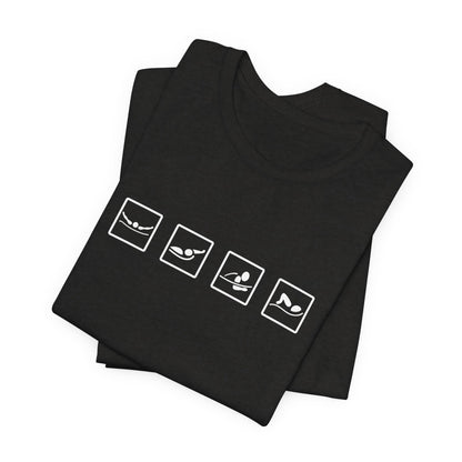 IM Swim Shirt | Individual Medley (IM) Swimmer T-Shirt - Minimalistic Icon Design