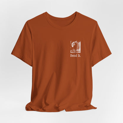 "Send It" - Cliff Jumping T-shirt for Cliff Jumpers and Adventure Lovers