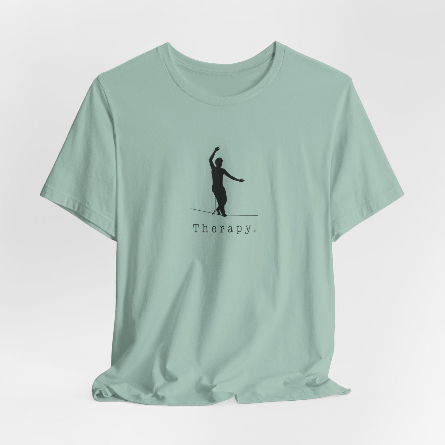 Therapy. - Slackline/Highline T-Shirt | Slackline Therapy Design Shirt