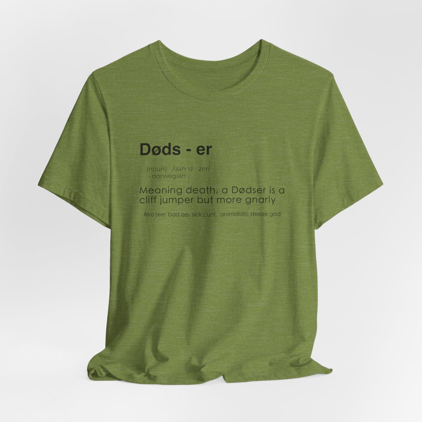 Døds Definition Shirt - Funny Death Dive Cliff Jumping T-shirt