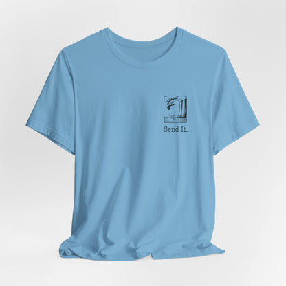 "Send It" - Cliff Jumping T-shirt for Cliff Jumpers and Adventure Lovers