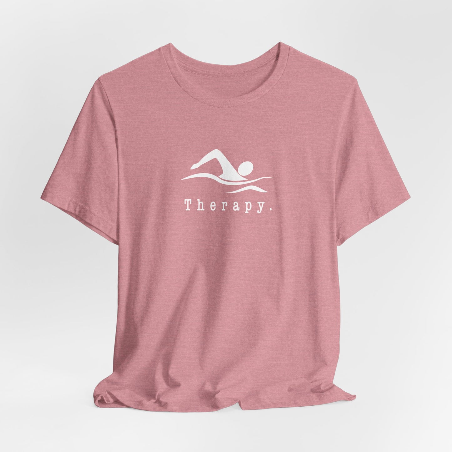 "Therapy" Swimming Shirt | Swim Therapy Design Shirt - Relaxing Swim Tee