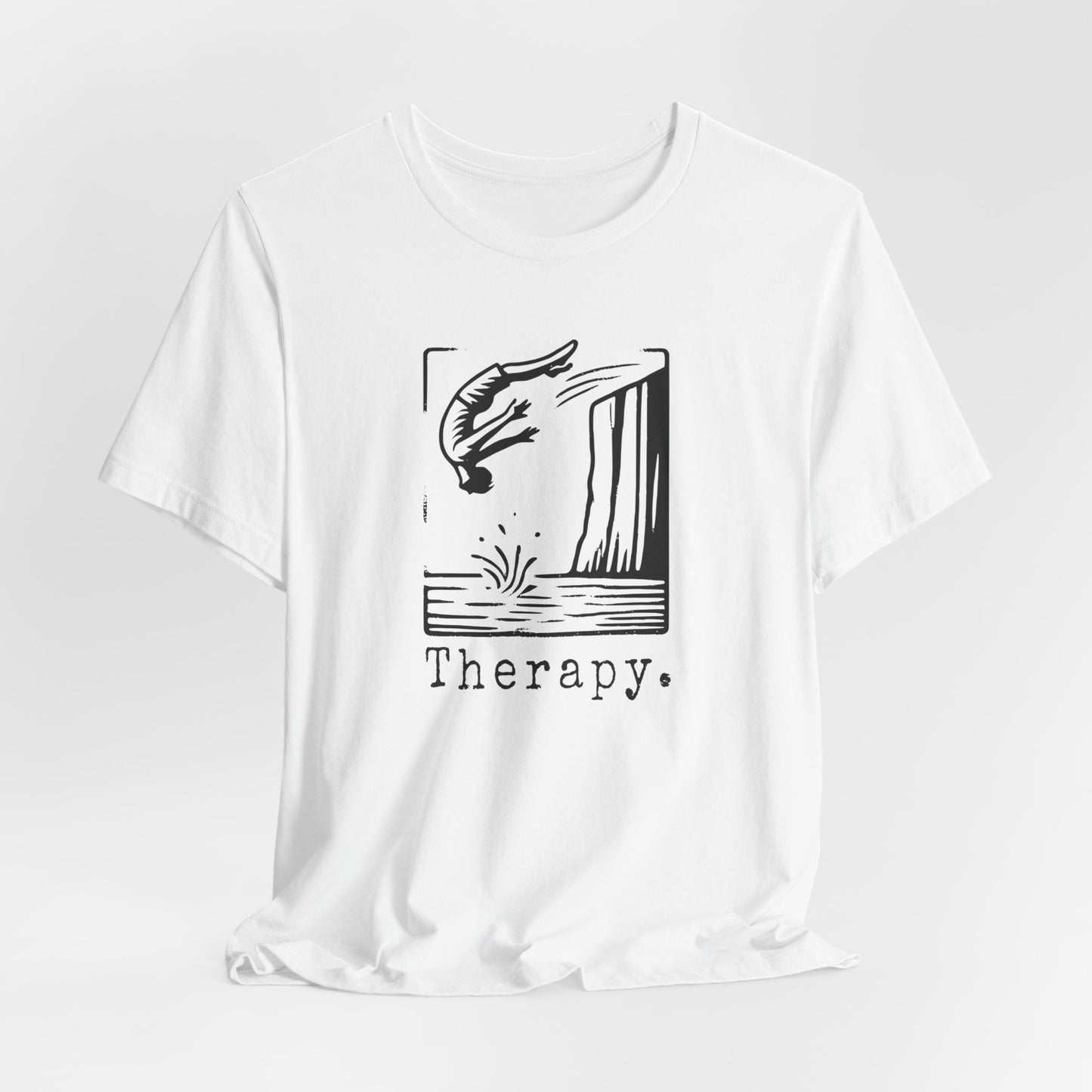 Cliff Jumping - Therapy Design T-Shirt | Therapy.