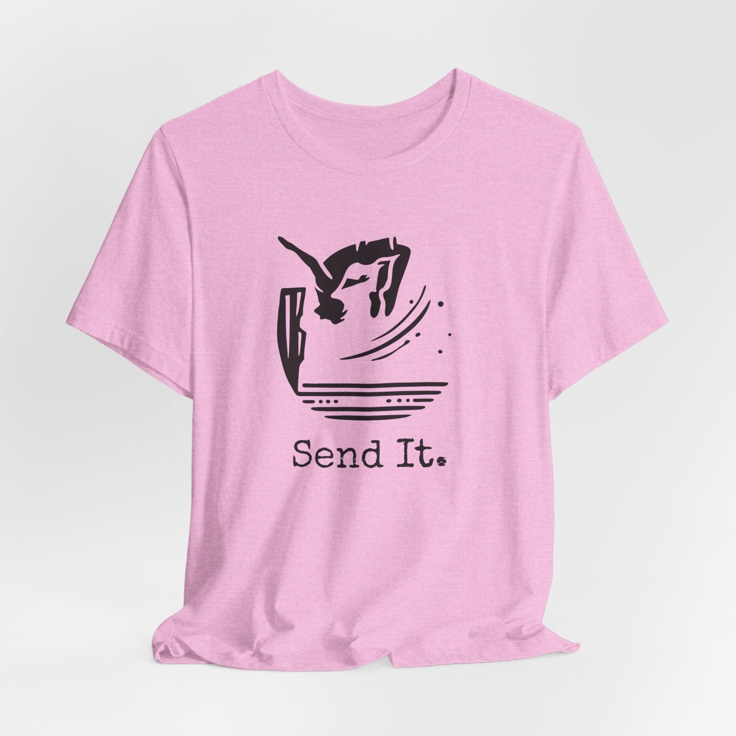 "Send It" Cliff Jumping T-shirt for Cliff Jumpers | Outdoorsy Adventure Lover Shirt