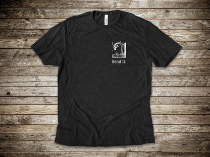 "Send It" - Cliff Jumping T-shirt for Cliff Jumpers and Adventure Lovers