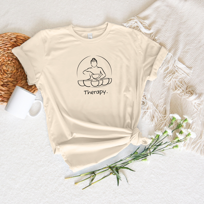 Therapy Tee: Sound Healing Therapy T-Shirt, Crystal Sound Bowls Shirt