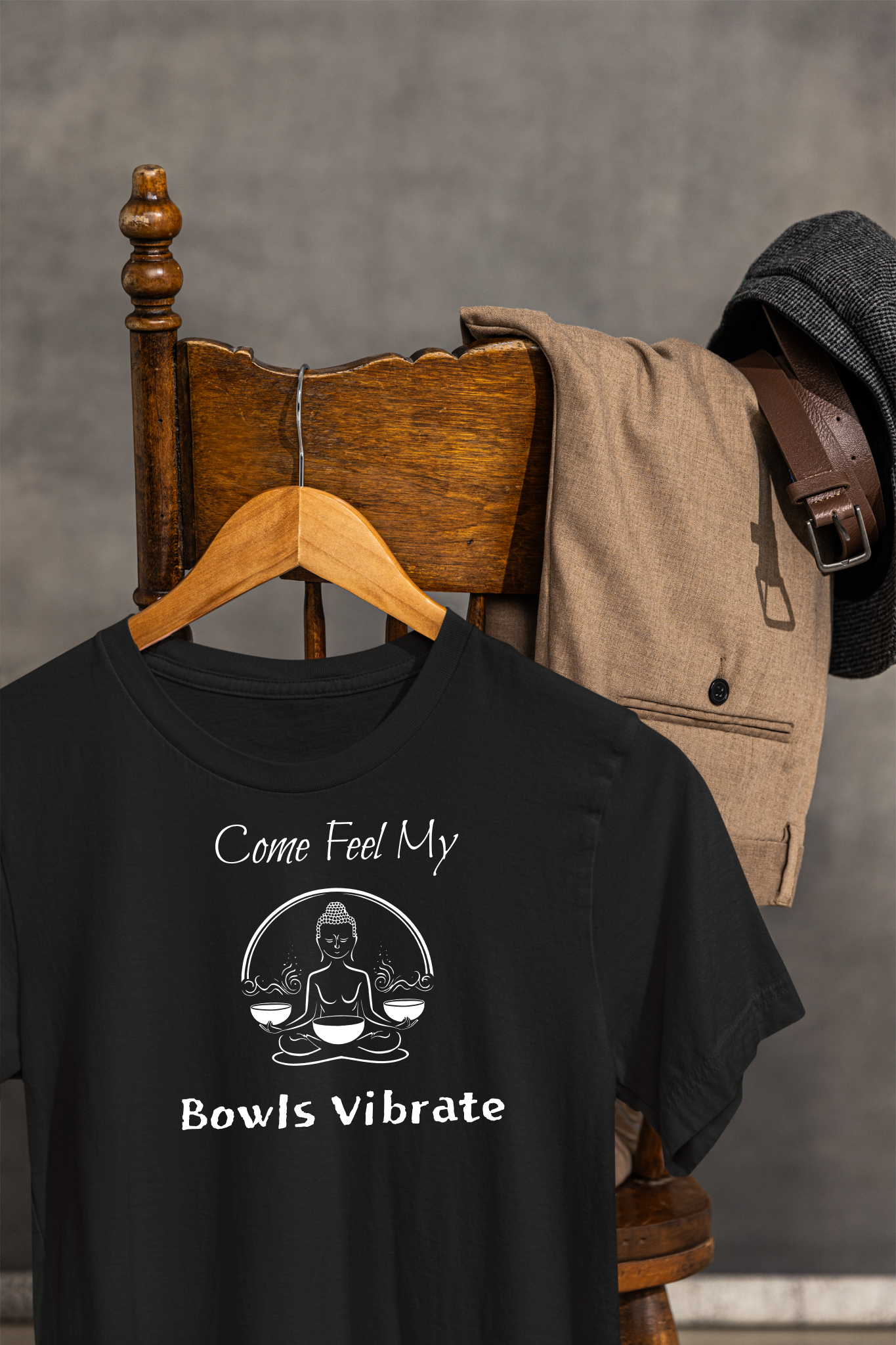 "Come Feel My Bowls Vibrate" - Sound Healing Therapy Shirt | Funny Sound Bowls T-Shirt