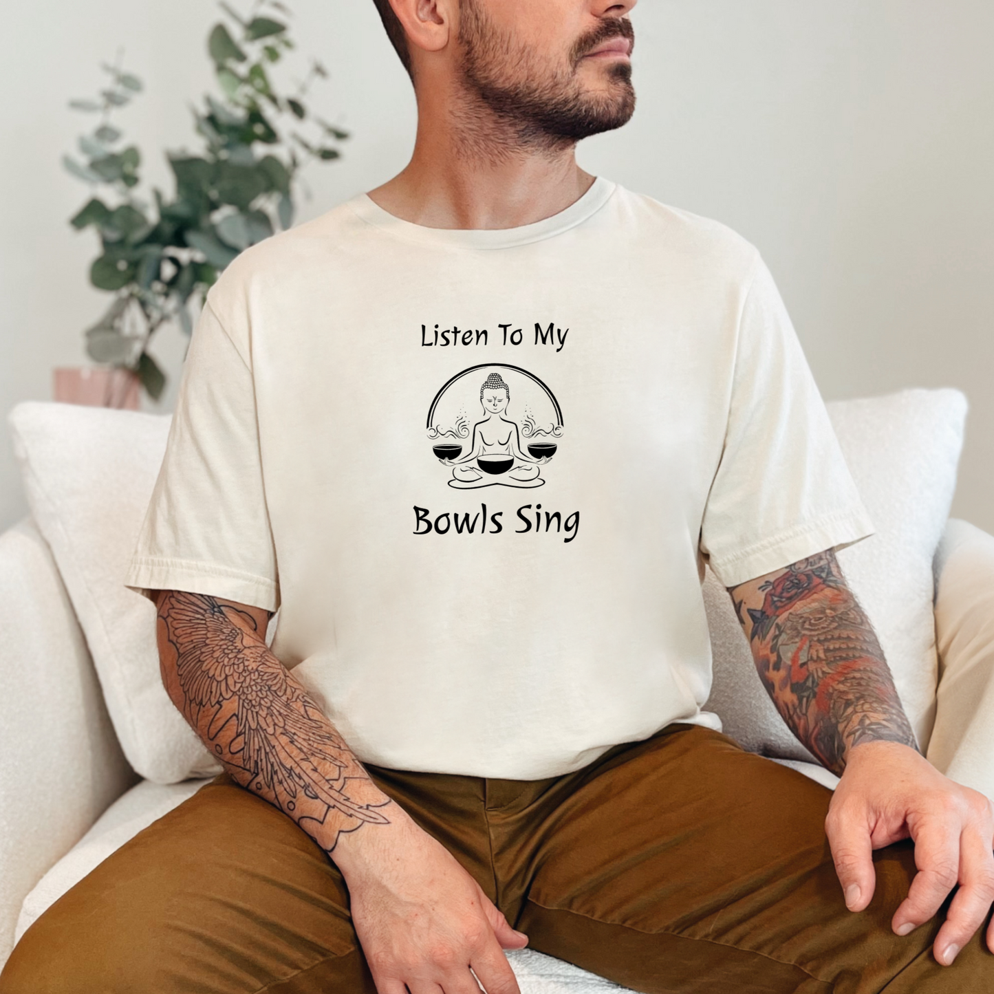 "Listen To My Bowls Sing" - Sound Healing Therapy Shirt | Funny Sound Bowls T-Shirt