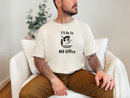 "Ill Be In My Office" Cliff Jumping T-Shirt | Funny Shirt for Outdoor Enthusiast and Adventure Seekers