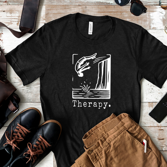 Cliff Jumping - Therapy Design T-Shirt | Therapy.